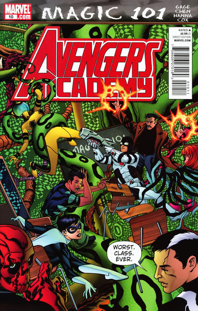Cover for Avengers Academy (Marvel, 2010 series) #10