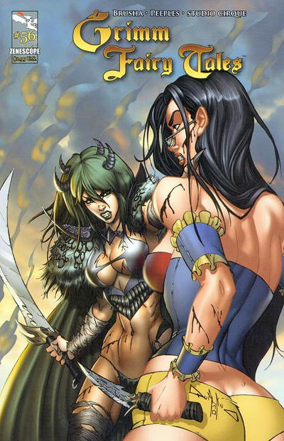 Cover for Grimm Fairy Tales (Zenescope Entertainment, 2005 series) #56 [Cover A - Pasquale Qualano]