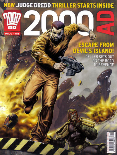 Cover for 2000 AD (Rebellion, 2001 series) #1718