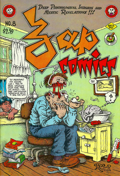 Cover for Zap Comix (Last Gasp, 1982 ? series) #8 [3rd print- 2.50 USD]