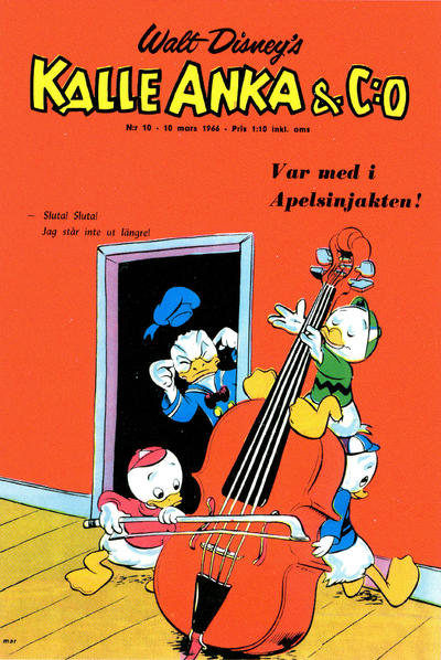 Cover for Kalle Anka & C:o (Hemmets Journal, 1957 series) #10/1966
