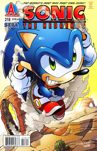 Cover for Sonic the Hedgehog (Archie, 1993 series) #218