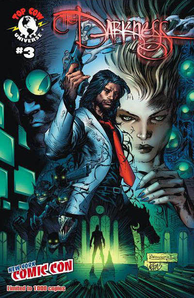 Cover for The Darkness (Image, 2007 series) #3 [New York Comic Con Cover by Michael Broussard]