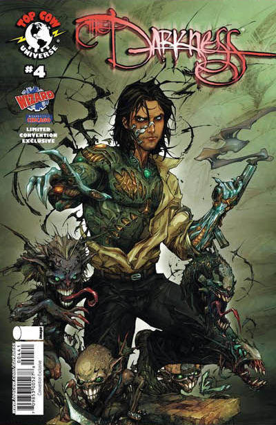 Cover for The Darkness (Image, 2007 series) #4 [Wizard World Chicago Cover by Kenneth Rocafort]