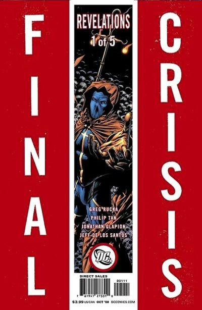 Cover for Final Crisis: Revelations (DC, 2008 series) #1 [Sliver Cover]