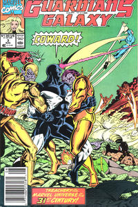 Cover Thumbnail for Guardians of the Galaxy (Marvel, 1990 series) #3 [Newsstand]