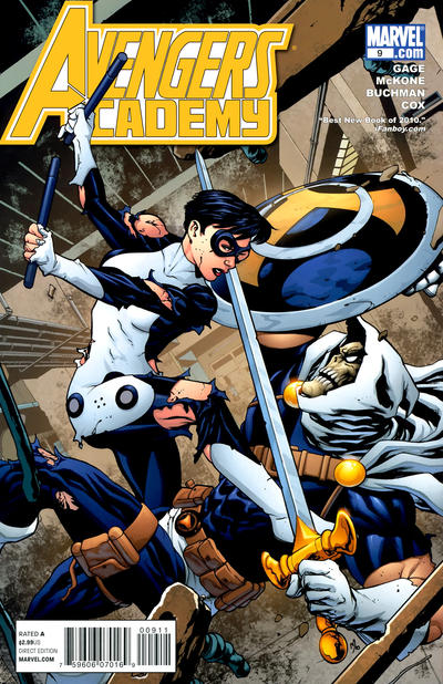 Cover for Avengers Academy (Marvel, 2010 series) #9