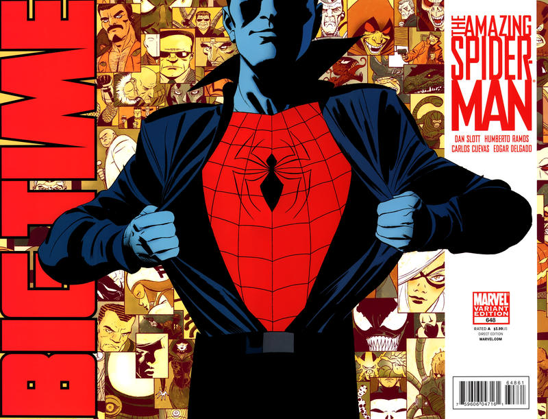Cover for The Amazing Spider-Man (Marvel, 1999 series) #648 [Variant Edition - Marcos Martín Wraparound Cover]