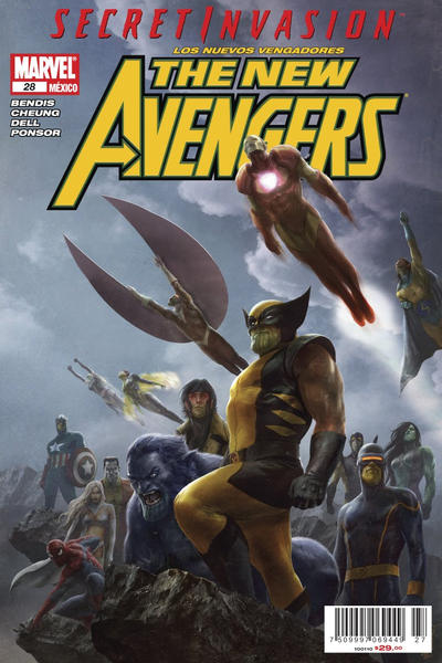 Cover for Los Nuevos Vengadores, the New Avengers (Editorial Televisa, 2006 series) #28