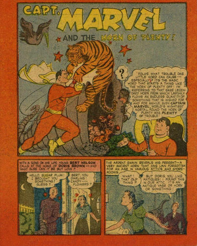 Cover for Capt. Marvel and the Horn of Plenty! [Fawcett Miniature] (Fawcett, 1946 series) 