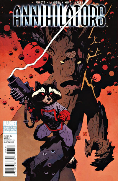 Cover for Annihilators (Marvel, 2011 series) #1 [Variant Edition]