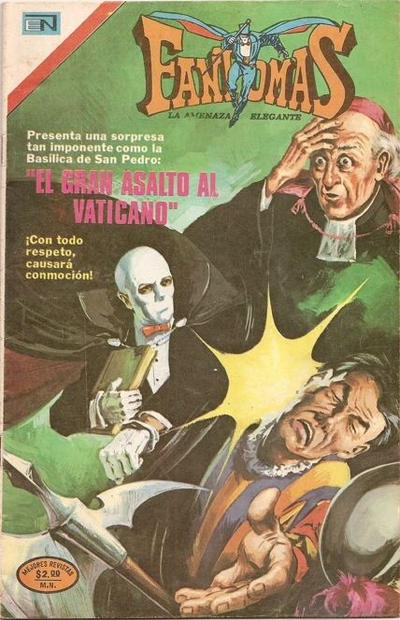 Cover for Fantomas (Editorial Novaro, 1969 series) #184