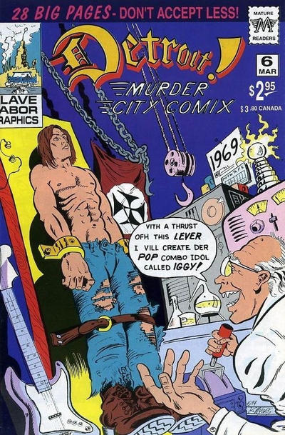 Cover for Detroit! Murder City Comix (Slave Labor, 1994 series) #6