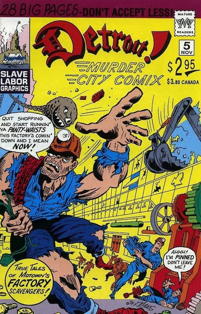 Cover for Detroit! Murder City Comix (Slave Labor, 1994 series) #5