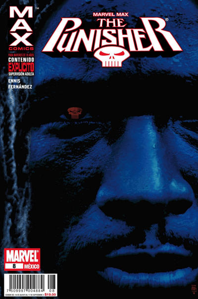 Cover for Marvel Max: The Punisher (Editorial Televisa, 2008 series) #8