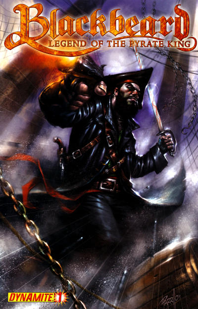 Cover for Blackbeard: Legend of the Pyrate King (Dynamite Entertainment, 2009 series) #1 [Cover B - Lucio Parrillo]