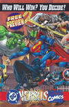 Cover for DC versus Marvel / Marvel versus DC Consumer Preview (DC, 1995 series) [2nd printing]