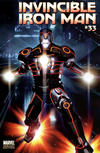 Cover Thumbnail for Invincible Iron Man (2008 series) #33 [Tron Variant Edition]