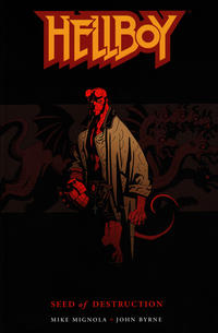 Cover Thumbnail for Hellboy (Dark Horse, 1994 series) #[1] - Seed of Destruction [Second Printing; Second Cover]