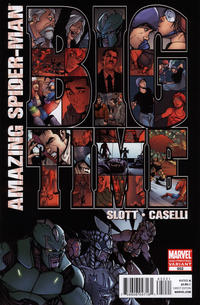 Cover for The Amazing Spider-Man (Marvel, 1999 series) #652 [2nd Printing Variant - Humberto Ramos Cover]
