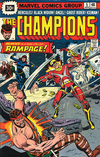 Cover Thumbnail for The Champions (Marvel, 1975 series) #5 [30¢]