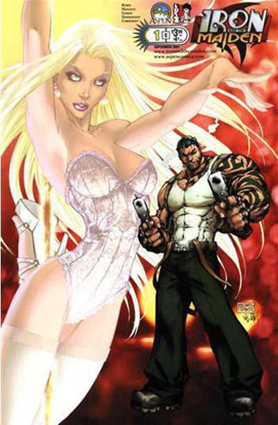 Cover for Iron and the Maiden (Aspen, 2007 series) #1 [Cover C]