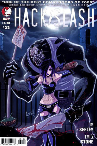 Cover for Hack/Slash: The Series (Devil's Due Publishing, 2007 series) #22 [Cover B]