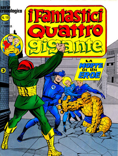 Cover for I Fantastici Quattro Gigante (Editoriale Corno, 1978 series) #18