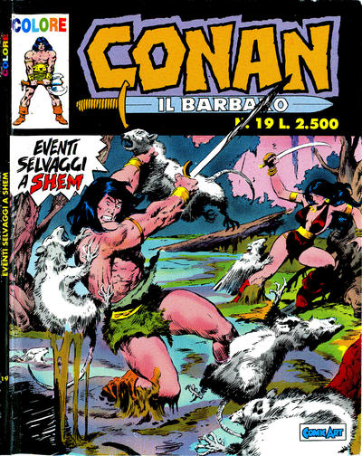 Cover for Conan il barbaro (Comic Art, 1989 series) #19