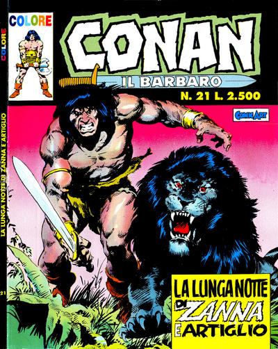 Cover for Conan il barbaro (Comic Art, 1989 series) #21