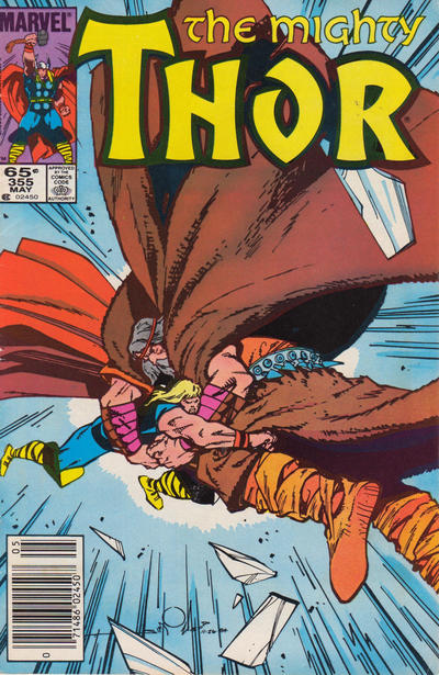 Cover for Thor (Marvel, 1966 series) #355 [Newsstand]