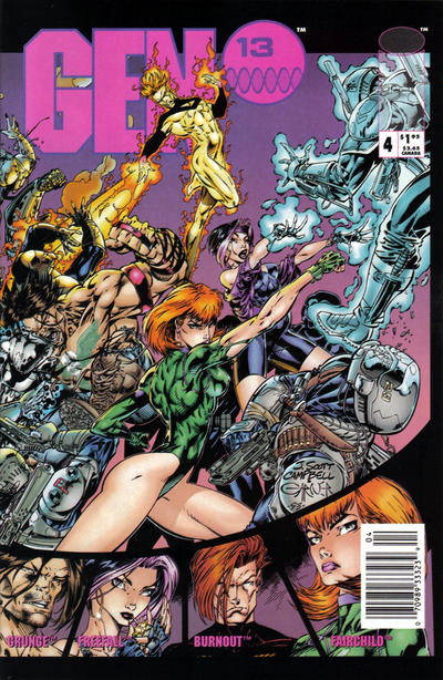 Cover for Gen 13 (Image, 1994 series) #4 [Newsstand]