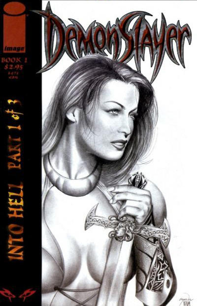 Cover for Demonslayer: Into Hell (Image, 2000 series) #1 [Black and White Cover]
