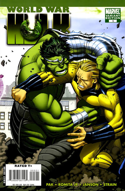 Cover for World War Hulk (Marvel, 2007 series) #5 [Variant Edition]