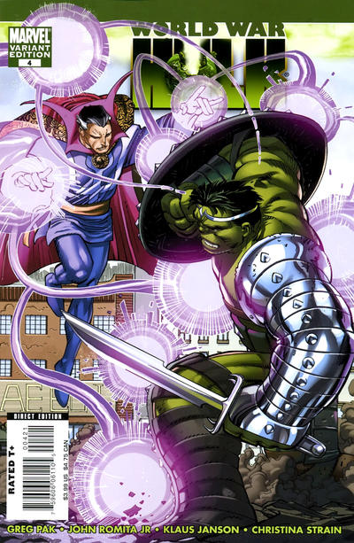 Cover for World War Hulk (Marvel, 2007 series) #4 [Variant Edition]