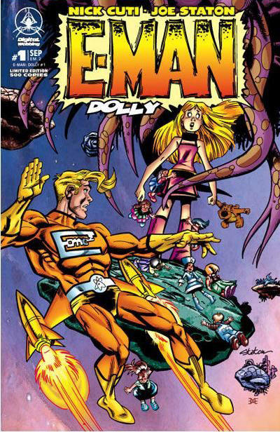 Cover for E-Man: Dolly (Digital Webbing, 2007 series) #1 [Convention Exclusive Variant]