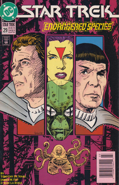 Cover for Star Trek (DC, 1989 series) #29 [Newsstand]
