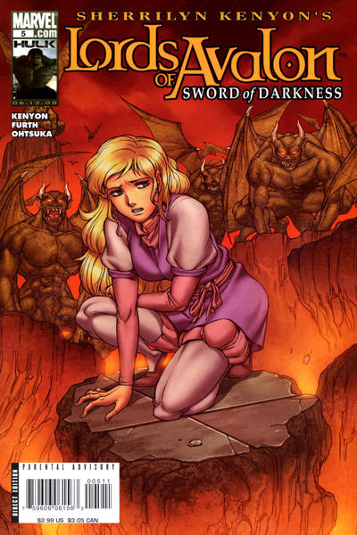 Cover for Lords of Avalon: Sword of Darkness (Marvel, 2008 series) #5
