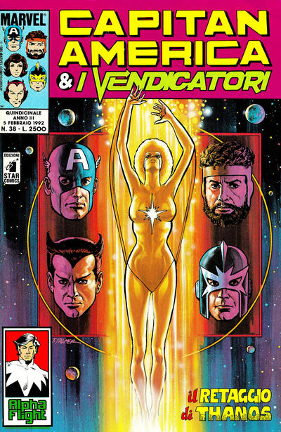 Cover for Capitan America & i Vendicatori (Edizioni Star Comics, 1990 series) #38