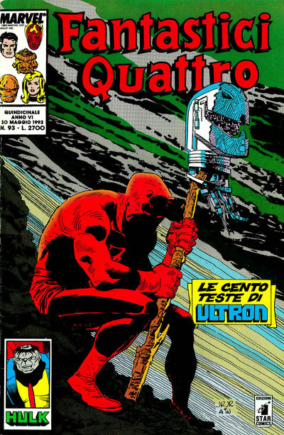 Cover for Fantastici Quattro (Edizioni Star Comics, 1988 series) #93