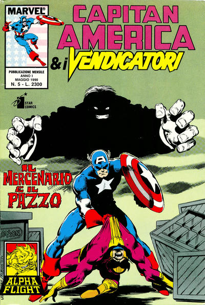 Cover for Capitan America & i Vendicatori (Edizioni Star Comics, 1990 series) #5