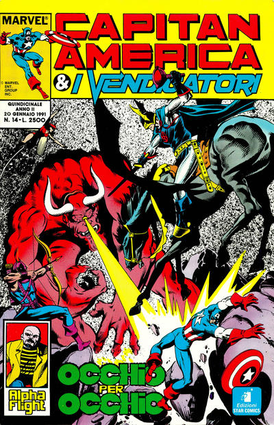Cover for Capitan America & i Vendicatori (Edizioni Star Comics, 1990 series) #14