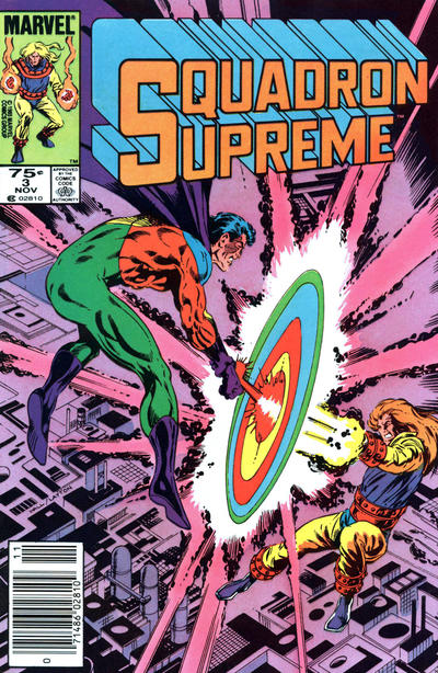 Cover for Squadron Supreme (Marvel, 1985 series) #3 [Newsstand]
