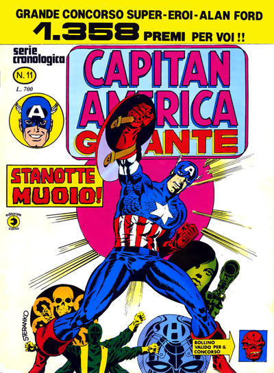 Cover for Capitan America Gigante (Editoriale Corno, 1980 series) #11