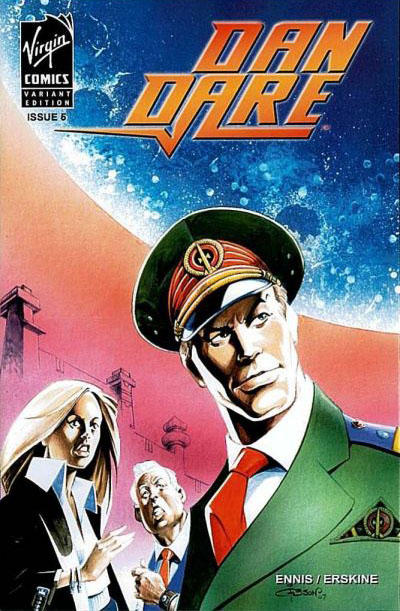 Cover for Dan Dare (Virgin, 2007 series) #5 [Variant Edition - Ian Gibson Cover]
