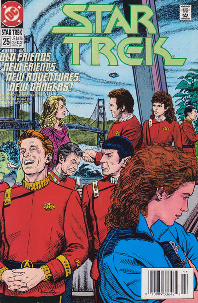 Cover for Star Trek (DC, 1989 series) #25 [Newsstand]