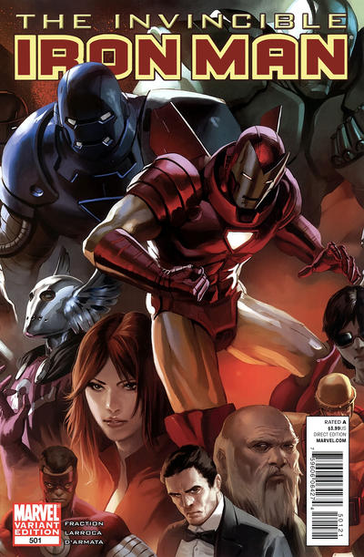 Cover for Invincible Iron Man (Marvel, 2008 series) #501 [Variant Edition]