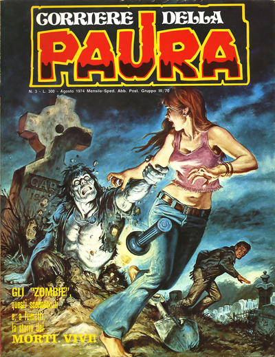 Cover for Corriere della Paura (Editoriale Corno, 1974 series) #3