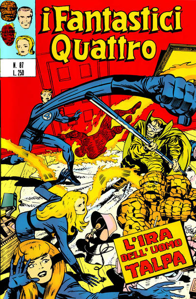 Cover for I Fantastici Quattro (Editoriale Corno, 1971 series) #87