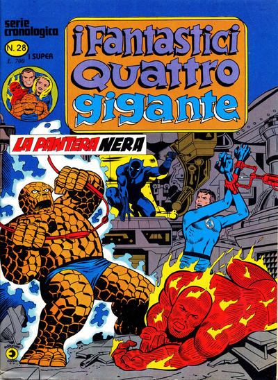 Cover for I Fantastici Quattro Gigante (Editoriale Corno, 1978 series) #28